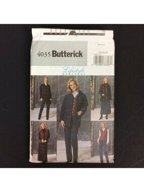 Butterick 4035 Ladies Lifestyle Wardrobe Sewing Pattern Size 14 16 18 Uncut